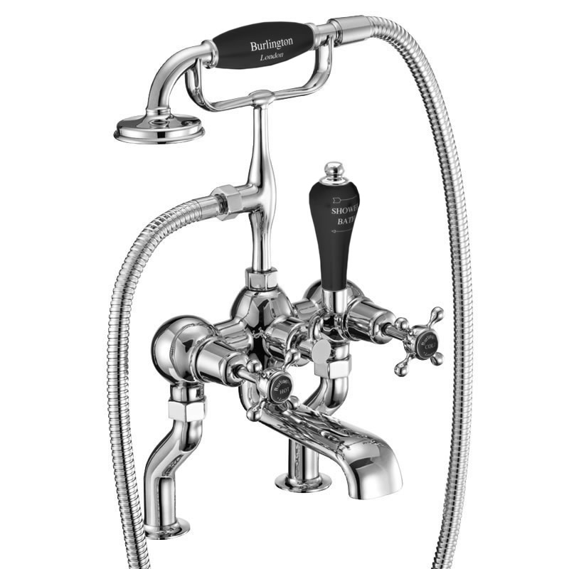 Claremont bath shower mixer - deck mounted